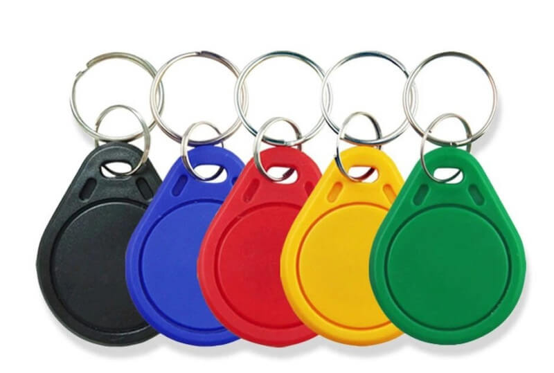 13.56 MHz NFC Keyfob Tags — 5 colours